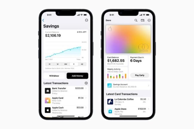 apple card savings